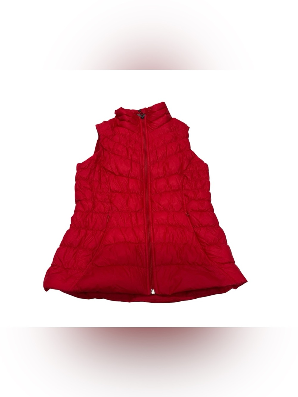 Ladies Athleta Small Red Quilted Puffer Vest
